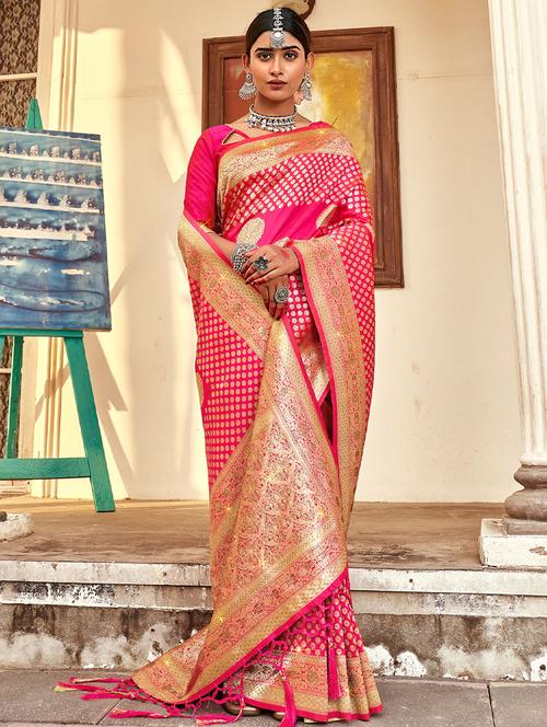 self design woven saree - 19303879 - Very Small Image - 1
