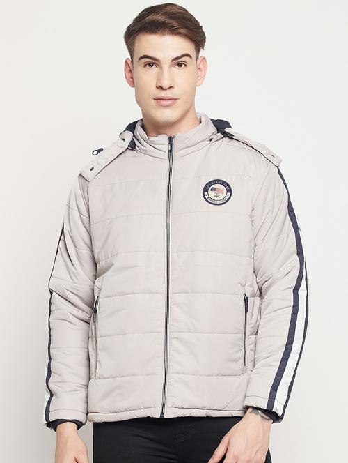 off white hooded bomber jacket - 19304639 - Very Small Image - 1