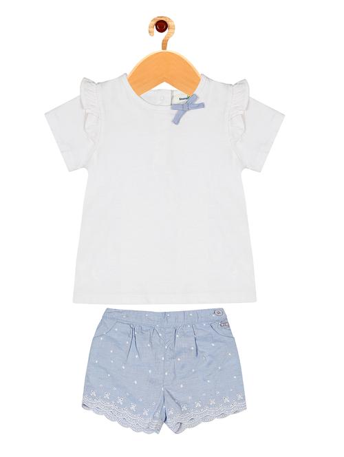 unisex white solid twin sets - 19313264 - Very Small Image - 1
