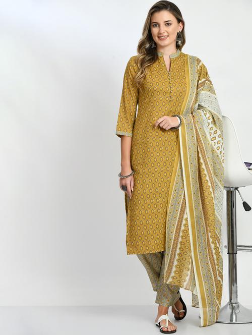 printed kurta pant set - 19313420 - Very Small Image - 1