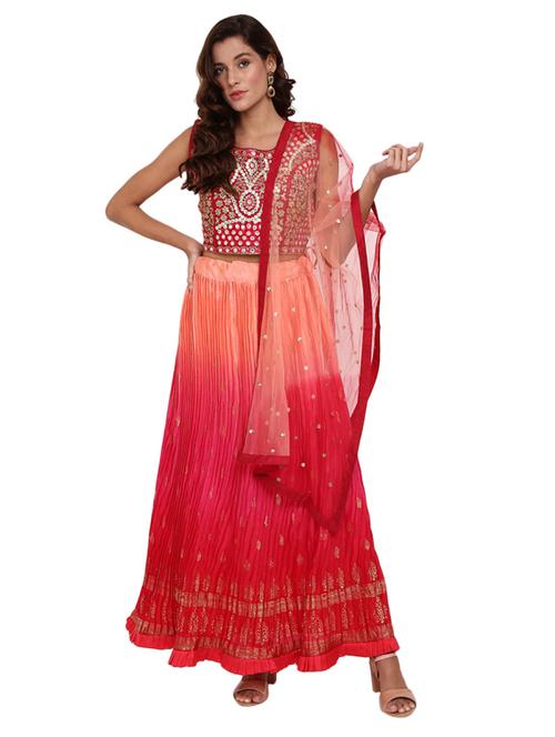 embroidered kurta salwar set - 19314096 - Very Small Image - 1