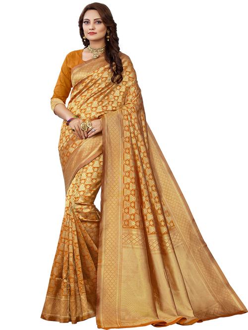 self design kanjivaram saree - 19314341 - Very Small Image - 1