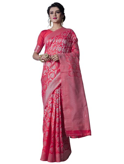 red self design bollywood saree with blouse - 19314468 - Very Small Image - 1