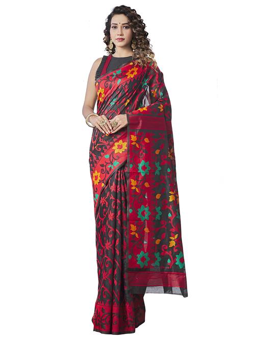 multi colored self design bollywood saree - 19314625 - Very Small Image - 1