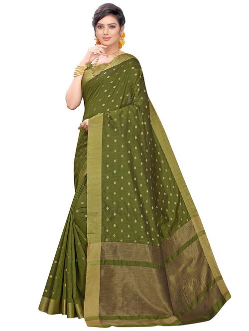 self design kanjivaram saree with blouse - 19314904 - Very Small Image - 1