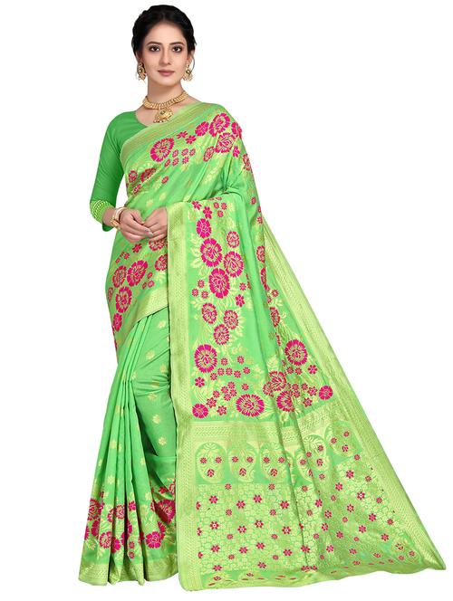 self design kanjivaram saree - 19315027 - Very Small Image - 1