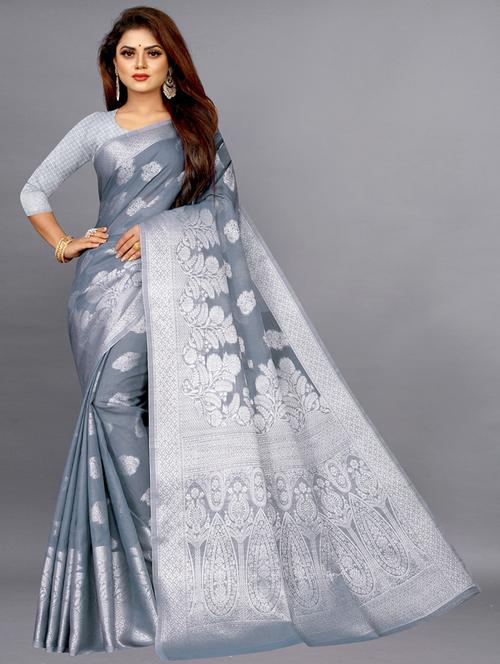 self design kanjivaram saree - 19315116 - Very Small Image - 1