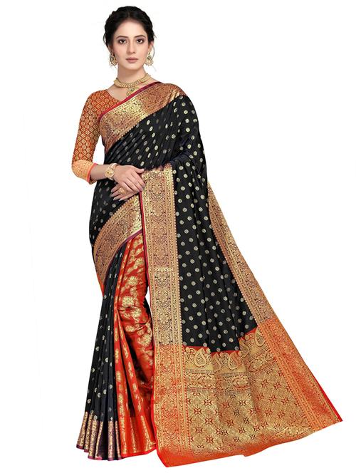 self design kanjivaram saree - 19315129 - Very Small Image - 1