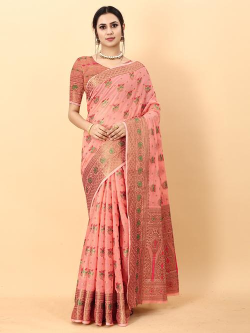 self design kanjivaram saree - 19315179 - Very Small Image - 1