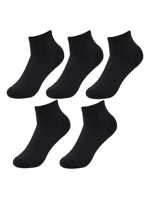 black cotton ankle length sock - 19315602 - Very Small Image - 1
