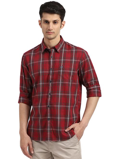 mens checks casual shirt - 19323281 - Very Small Image - 1