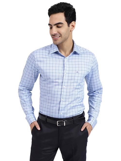 mens checks formal shirt - 19323293 - Very Small Image - 1