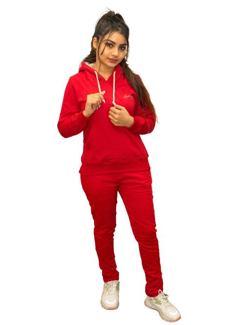 hood neck solid active wear set - 19323612 - Very Small Image - 1