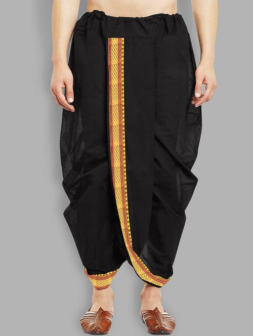 mid rise solid dhoti - 19325709 - Very Small Image - 1