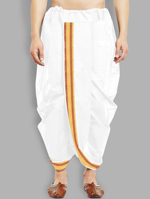mid rise solid dhoti - 19325714 - Very Small Image - 1