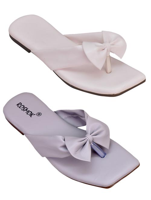 pack of 2 solid slip on sandal - 19325803 - Very Small Image - 1