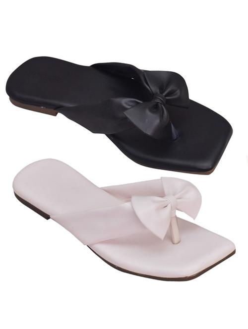 pack of 2 solid slip on sandal - 19325806 - Very Small Image - 1