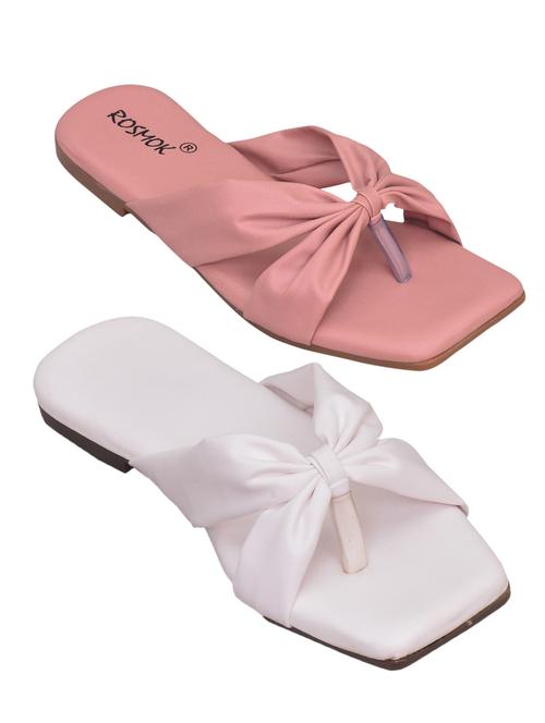 pack of 2 solid slip on sandal - 19325809 - Very Small Image - 1