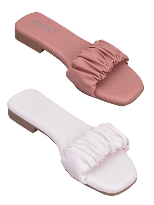 pack of 2 solid slip on sandal - 19325819 - Very Small Image - 1