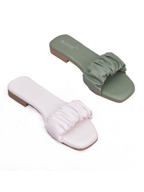 pack of 2 solid slip on sandal - 19325820 - Very Small Image - 1