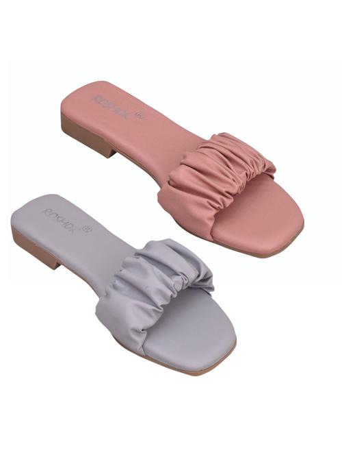 women pack of 2 slip on sandal - 19325927 - Very Small Image - 1