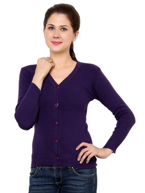 women's straight v neck top - 19326235 - Very Small Image - 1