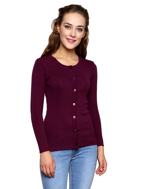 women's straight round neck top - 19326272 - Very Small Image - 1