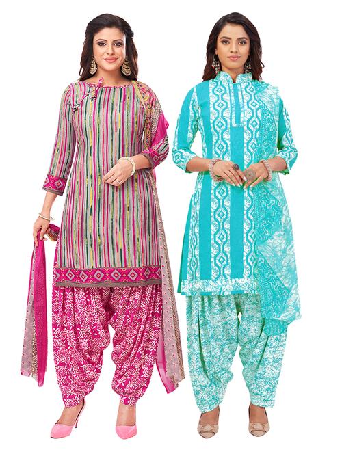 pack of 2 unstitched suit set - 19327066 - Very Small Image - 1