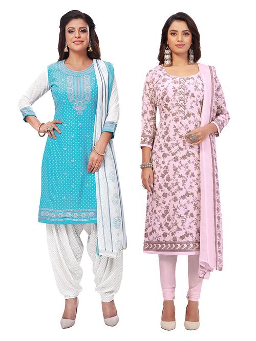 pack of 2 unstitched suit set - 19327084 - Very Small Image - 1