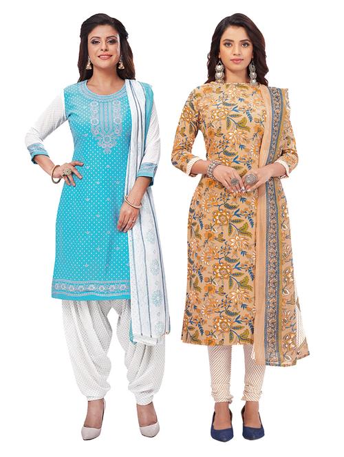pack of 2 unstitched suit set - 19327088 - Very Small Image - 1
