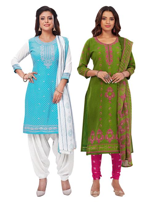 pack of 2 unstitched suit set - 19327089 - Very Small Image - 1