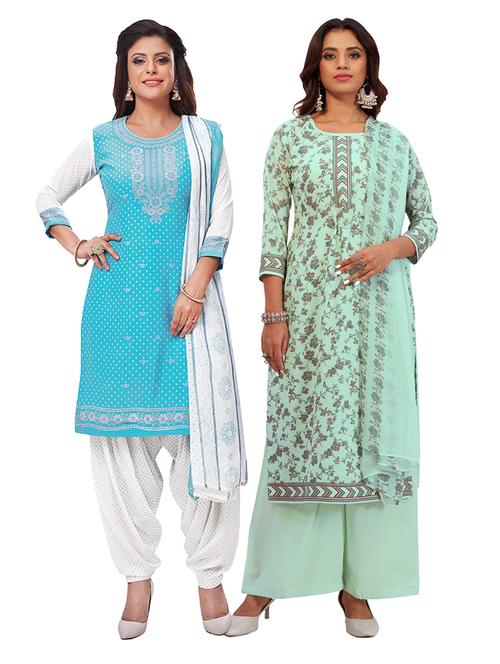 pack of 2 unstitched suit set - 19327095 - Very Small Image - 1