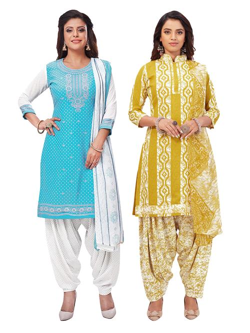 pack of 2 unstitched suit set - 19327109 - Very Small Image - 1