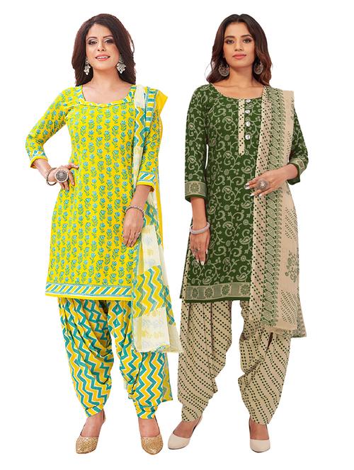 pack of 2 unstitched suit set - 19327144 - Very Small Image - 1