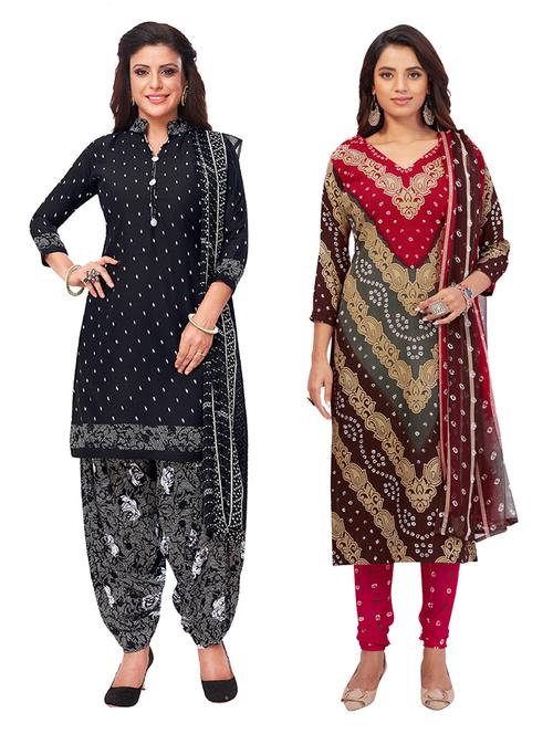 pack of 2 unstitched suit set - 19327182 - Very Small Image - 1