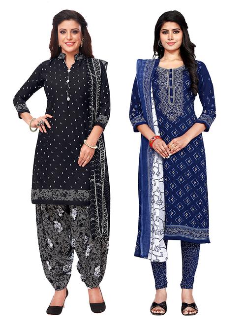 pack of 2 unstitched suit set - 19327213 - Very Small Image - 1