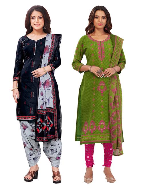pack of 2 unstitched suit set - 19327257 - Very Small Image - 1