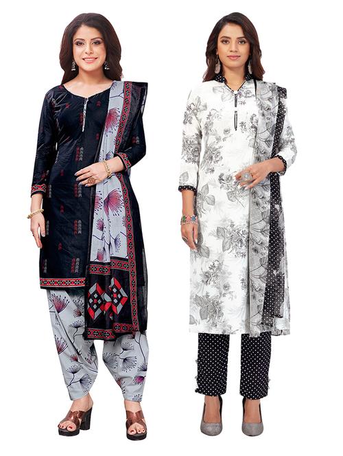 pack of 2 unstitched suit set - 19327259 - Very Small Image - 1