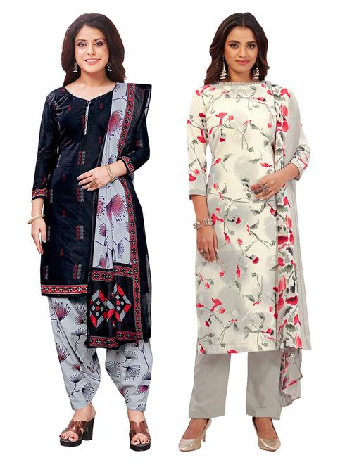 pack of 2 unstitched suit set - 19327262 - Very Small Image - 1