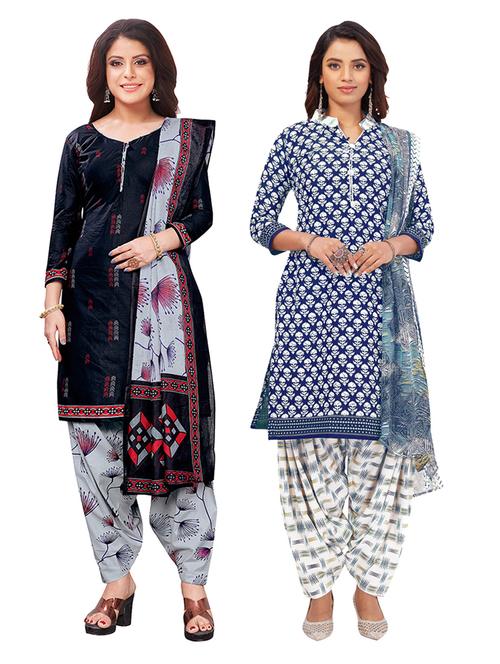 pack of 2 unstitched suit set - 19327266 - Very Small Image - 1