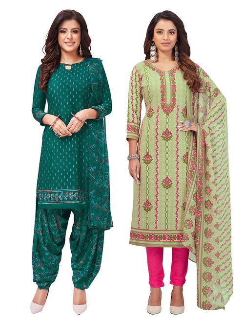 pack of 2 unstitched suit set - 19327283 - Very Small Image - 1