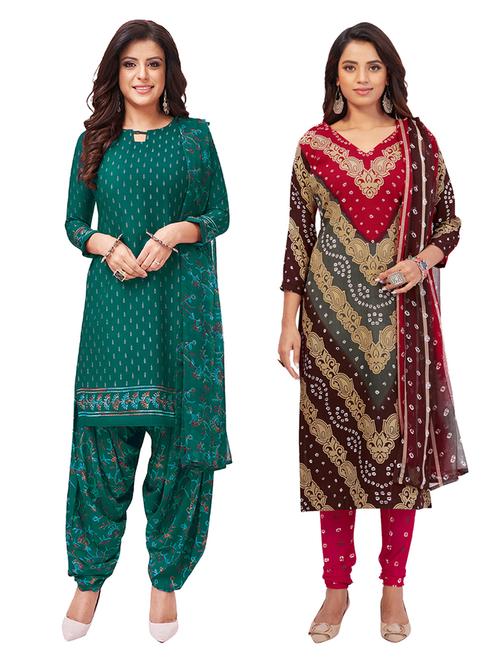 pack of 2 unstitched suit set - 19327284 - Very Small Image - 1