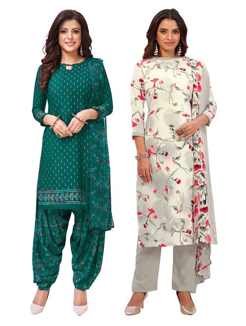 pack of 2 unstitched suit set - 19327296 - Very Small Image - 1
