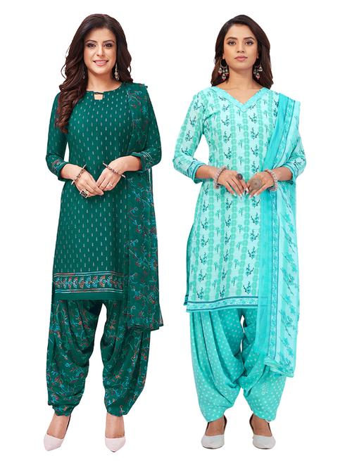 pack of 2 unstitched suit set - 19327307 - Very Small Image - 1