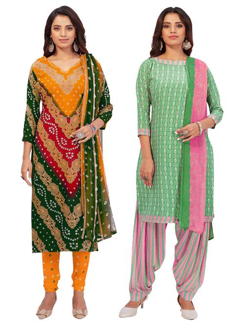 pack of 2 unstitched suit set - 19327541 - Very Small Image - 1