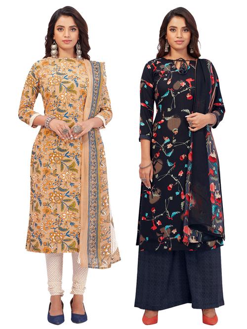 pack of 2 unstitched suit set - 19327558 - Very Small Image - 1