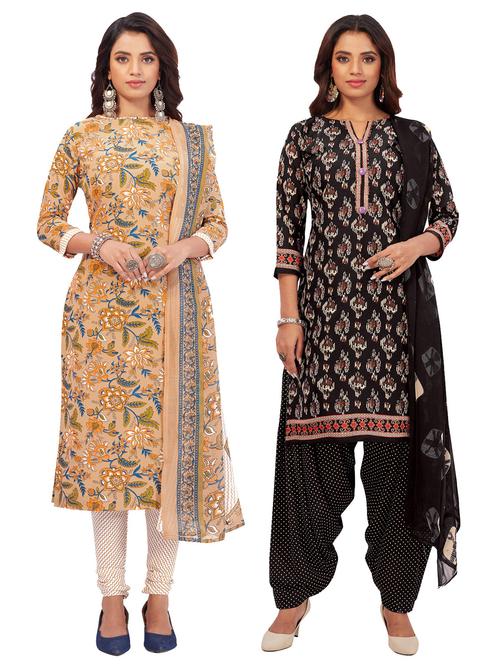 pack of 2 unstitched suit set - 19327561 - Very Small Image - 1