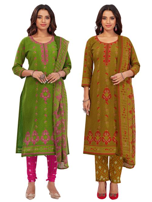 pack of 2 unstitched suit set - 19327583 - Very Small Image - 1
