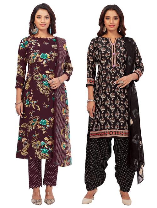 pack of 2 unstitched suit set - 19327616 - Very Small Image - 1