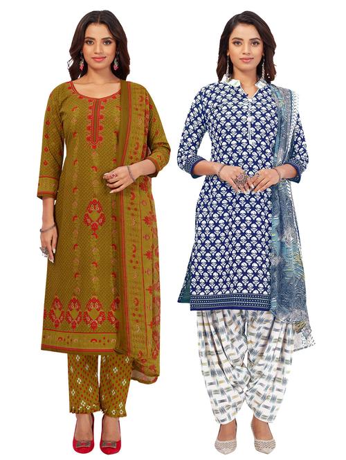 pack of 2 unstitched suit set - 19327690 - Very Small Image - 1